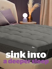Silentnight Charcoal Ultimate Deep Sleep 10cm Mattress Topper - Image 2 of 8