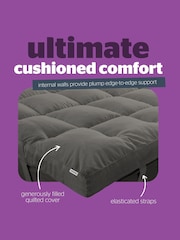 Silentnight Charcoal Ultimate Deep Sleep 10cm Mattress Topper - Image 3 of 8