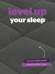Silentnight Charcoal Ultimate Deep Sleep 10cm Mattress Topper - Image 6 of 8