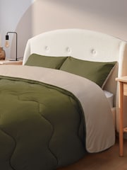 Silentnight Set of 10 10.5 Tog Seersucker Coverless Duvet And Pillowcase Set - Image 1 of 8