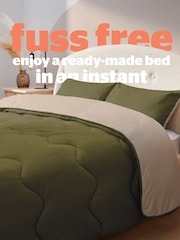 Silentnight Set of 10 10.5 Tog Seersucker Coverless Duvet And Pillowcase Set - Image 2 of 8