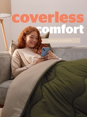 Silentnight Set of 10 10.5 Tog Seersucker Coverless Duvet And Pillowcase Set - Image 5 of 8