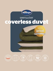 Silentnight Set of 10 10.5 Tog Seersucker Coverless Duvet And Pillowcase Set - Image 8 of 8