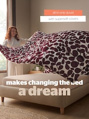 Silentnight 10.5 Tog Leaf Print Coverless Duvet And Pillowcase Set - Image 3 of 8
