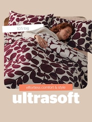Silentnight 10.5 Tog Leaf Print Coverless Duvet And Pillowcase Set - Image 4 of 8