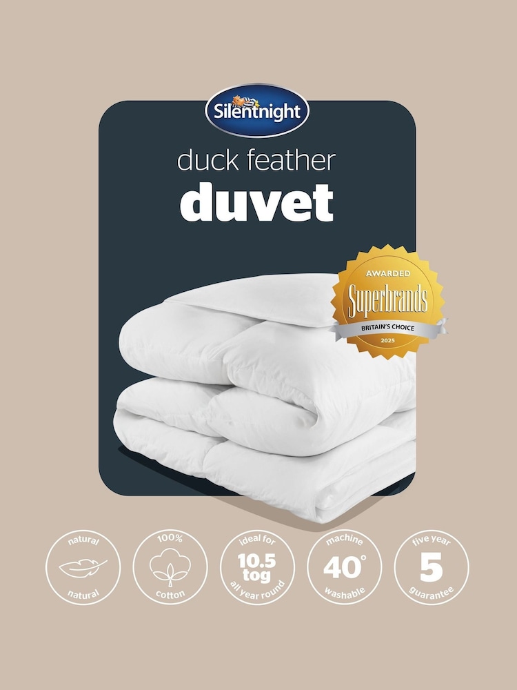 Silentnight Duck Feather Duvet - 10.5 Tog - Image 9 of 9 Silentnight Duck Feather Duvet - 10.5 Tog - Image 9 of 9