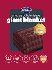 Silentnight Berry Bubble Fleece Giant Blanket - Image 9 of 9