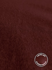 Silentnight Burgundy Brushed Cotton Pillowcase Pair - Image 3 of 6