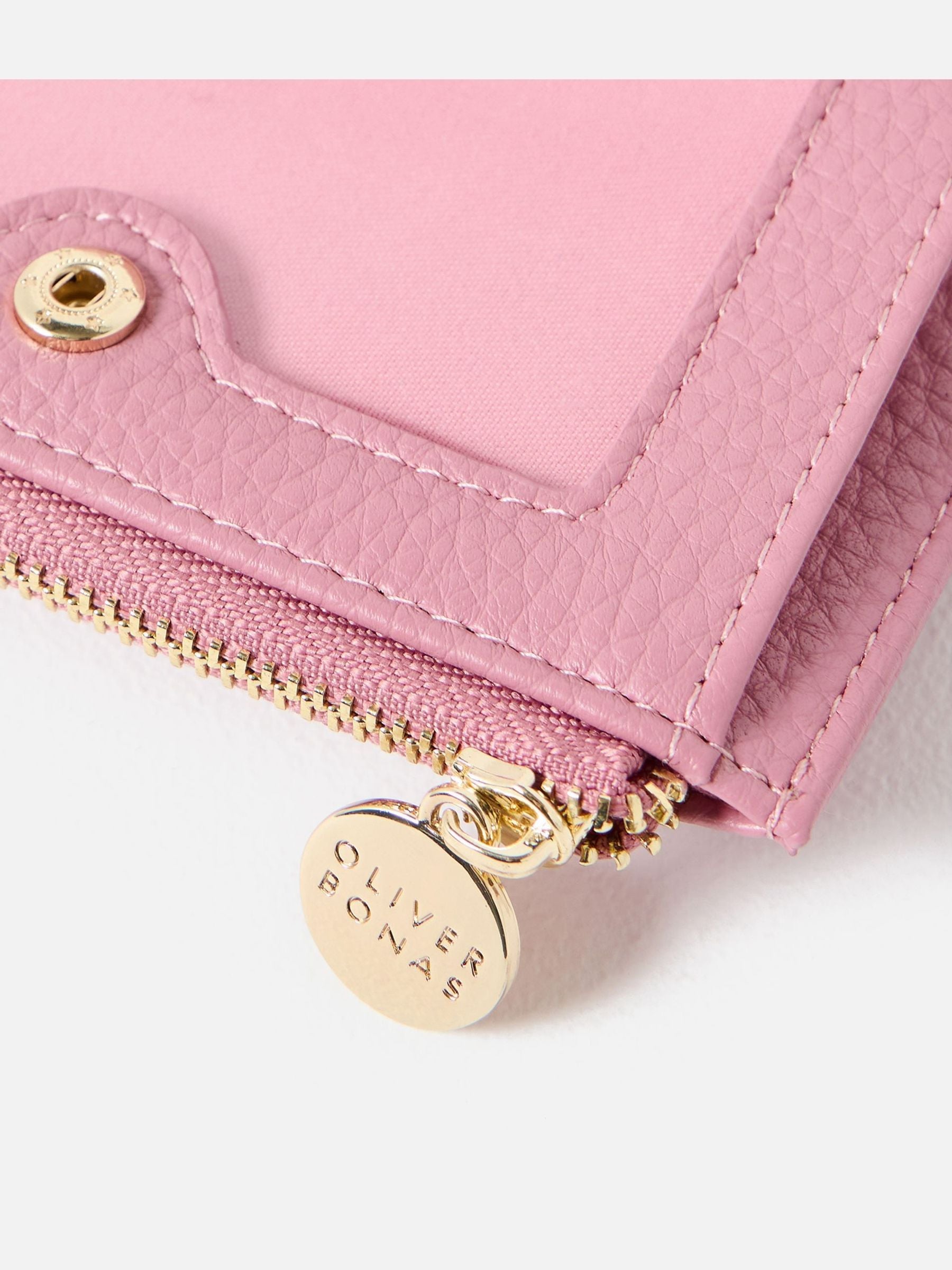 Buy Oliver Bonas Pink Kinley Zipped Coin Purse from the Next UK
