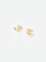 Oliver Bonas Gold Frankel Galloping Horse Plated Stud Earrings - Image 2 of 3