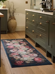 Hug Rug Navy Twilight Garden Runner - Image 1 of 4