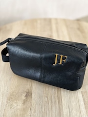 Solesmith Monogrammed Wash Bag - Image 1 of 3