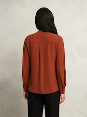 Hobbs Orange Arizona Blouse - Image 2 of 4