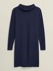 Hobbs Blue Audrey Knitted Dress - Image 4 of 4
