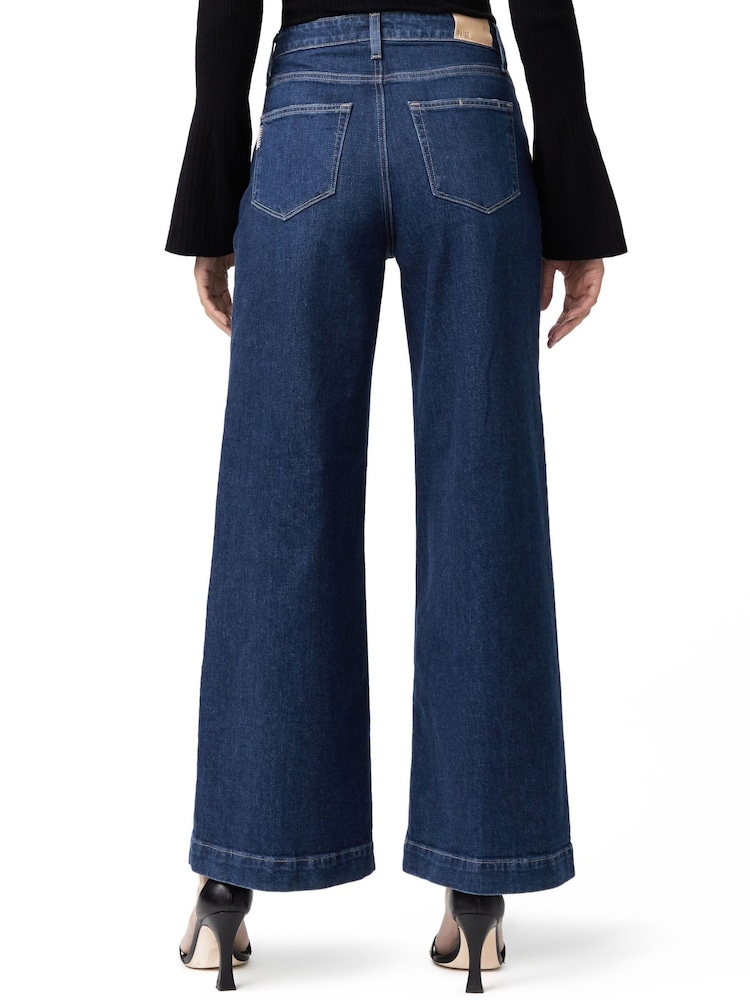 أزرق سماوي - جينز رِجل واسعة Harper 30بوصة من Paige - صورة 2 من 4 أزرق سماوي - جينز رِجل واسعة Harper 30بوصة من Paige - صورة 2 من 4