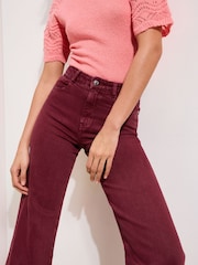 Rot - Friends Like These Everyday Weite Jeans mit weitem Bein - Bild 2 von 5