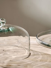 Nkuku Clear Banjara Glass Dome Cake Stand - Image 3 of 4