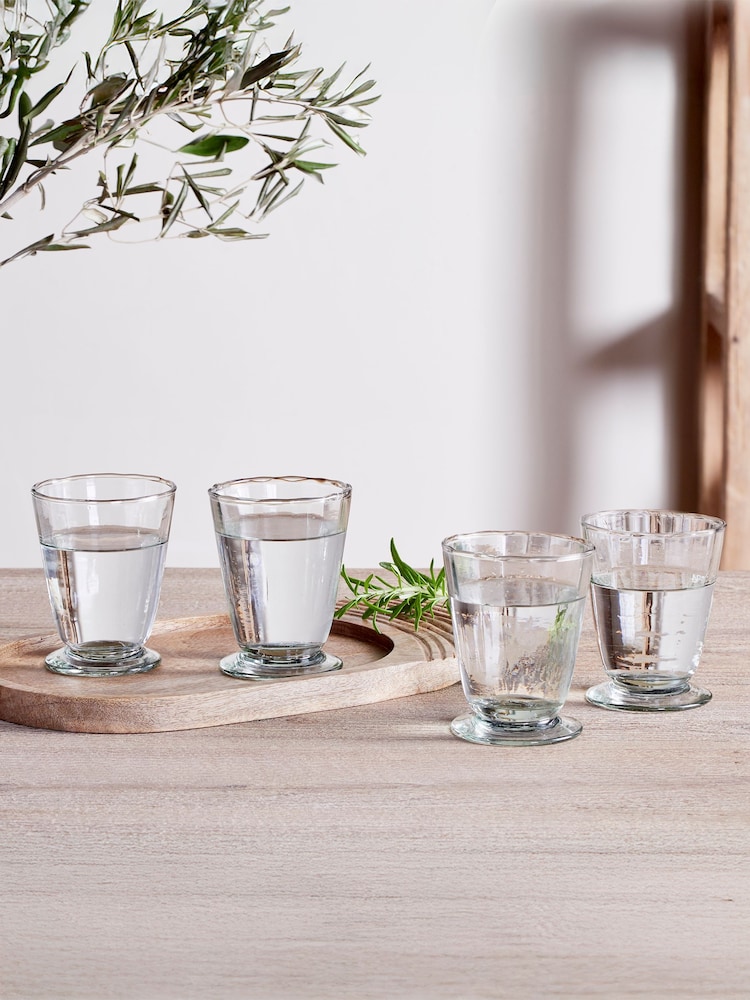 Nkuku Set of 4 Clear Minati Tumbler - Image 4 of 4
