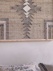 Nkuku Grey Katong Textured Wall Art - Image 2 of 4