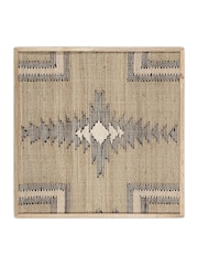 Nkuku Grey Katong Textured Wall Art - Image 3 of 4