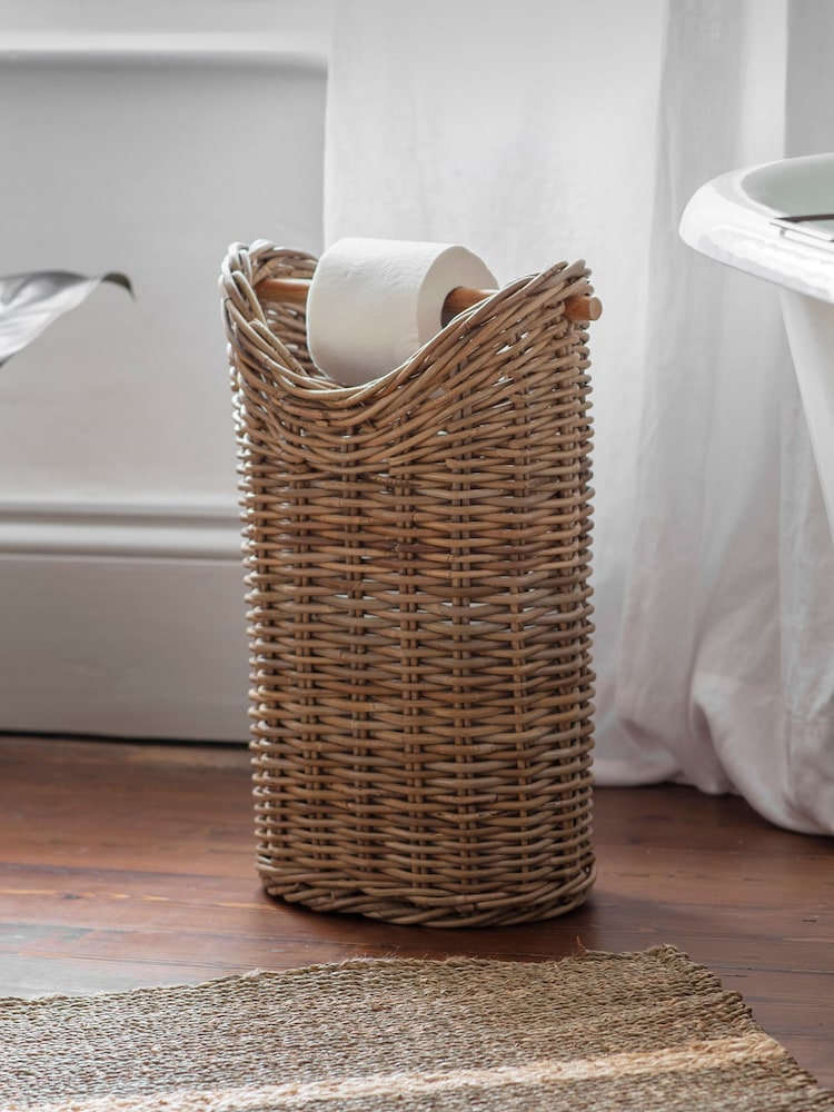 Nkuku Natural Amandi Toilet Roll Holder - Image 1 of 2