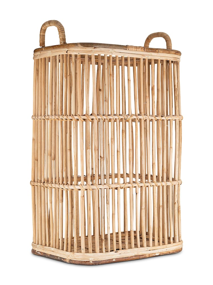 Nkuku Natural Rammi Rattan Tall Laundry Basket - Image 3 of 3
