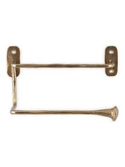 Nkuku Antique Brass Olani Toilet Roll Holder - Image 4 of 5