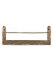 Nkuku Antique Brass Olani Bathroom Shelf - Image 5 of 5