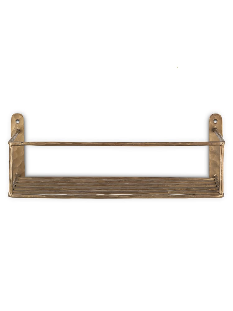 Nkuku Antique Brass Olani Bathroom Shelf - Image 5 of 5