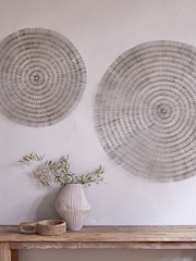 Nkuku Antique Brass Rayan Wire Wall Art - Image 1 of 3