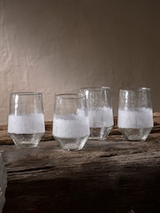 Nkuku Clear Anara Etched Tumbler - Image 1 of 2