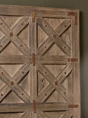 Nkuku Natural Gurdisha Reclaimed Wood Wall Art - Image 4 of 4
