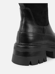 Simmi London Black Chorley Microfibre Stretch Chunky Boots - Image 4 of 4