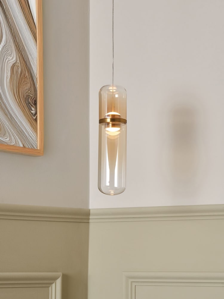 Visconte by BHS Bjorn LED Glass Pendant Light - Image 1 of 9 Visconte by BHS Bjorn LED Glass Pendant Light - Image 1 of 9