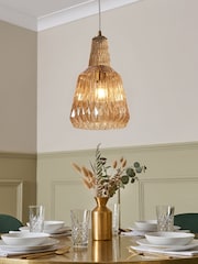 Visconte by BHS Mikael Glass Pendant Ceiling Light - Image 1 of 9