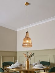 Visconte by BHS Mikael Glass Pendant Ceiling Light - Image 4 of 9