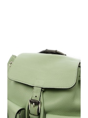 Gucci Green Bamboo Backpack - Image 5 of 7