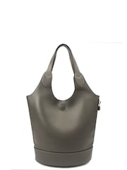 The Handbag Clinic Grey Mulberry Charcoal Lily Tote - Image 2 of 7