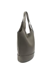The Handbag Clinic Grey Mulberry Charcoal Lily Tote - Image 3 of 7