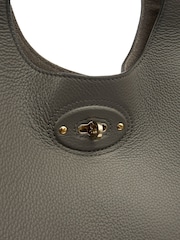 The Handbag Clinic Grey Mulberry Charcoal Lily Tote - Image 6 of 7