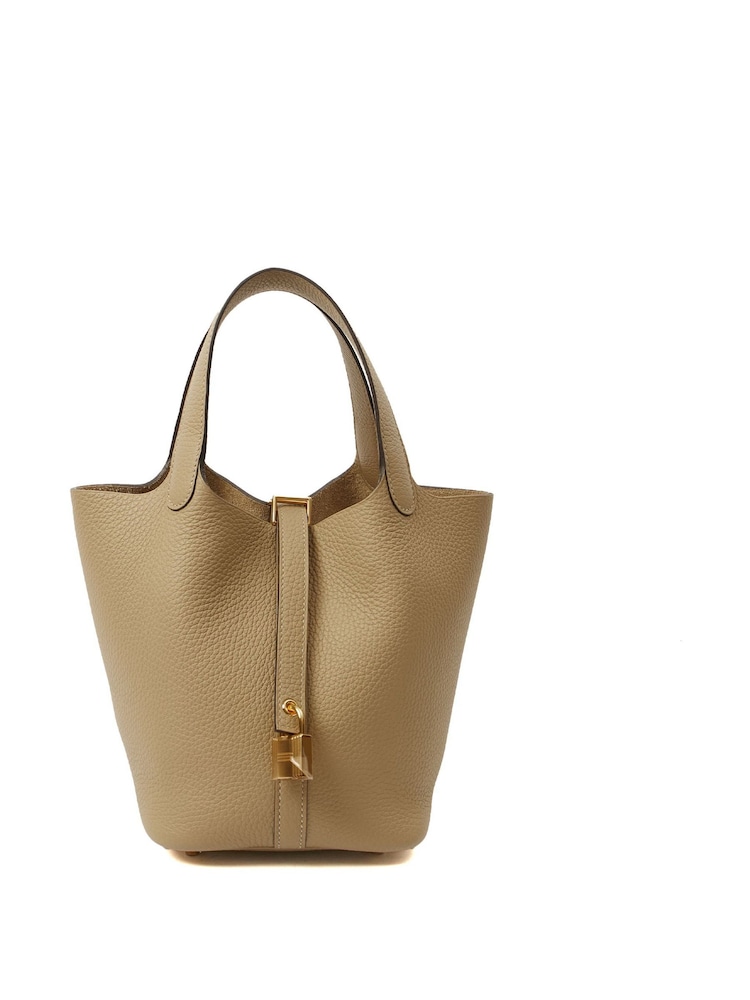 The Handbag Clinic Natural Hermes Trench Picotin 18 Tote - Image 1 of 7