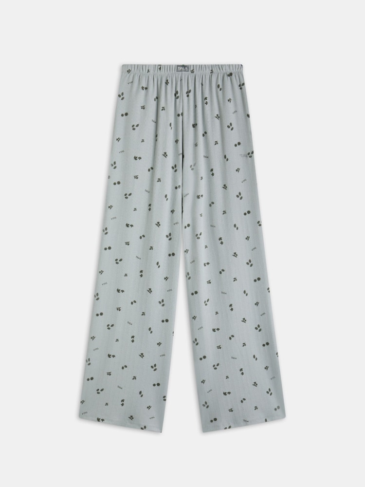 TALA Green Sleep Lounge Wide Leg Trousers - Image 3 of 3