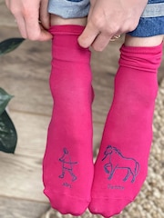 Solesmith Horse And Owner Personalised Socks - Image 1 of 1