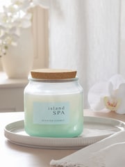 Island Spa Eucalyptus Bergamot Country Classics Jar Candle - Image 2 of 4