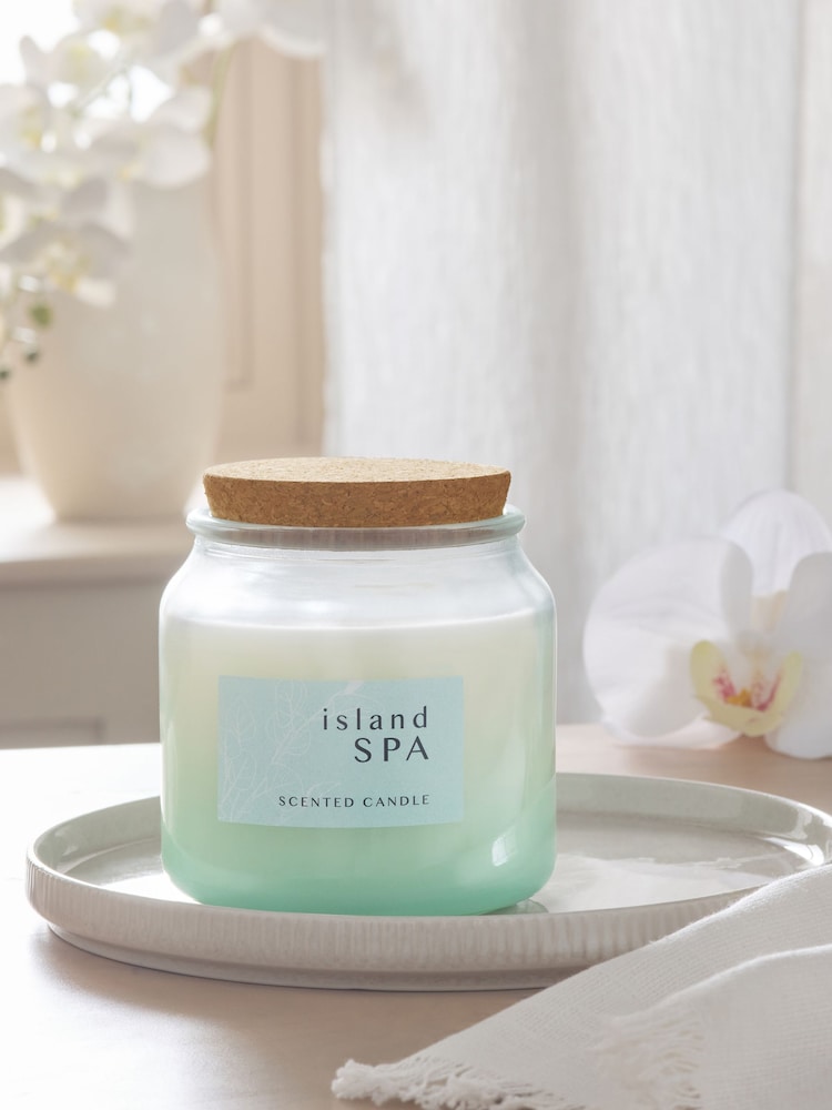 Island Spa Eucalyptus Bergamot Country Classics Jar Candle - Image 2 of 4 Island Spa Eucalyptus Bergamot Country Classics Jar Candle - Image 2 of 4