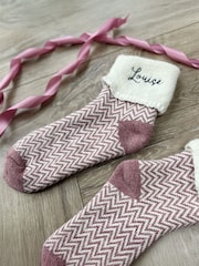 Solesmith Personalised Chevron Cosy Socks - Image 3 of 3