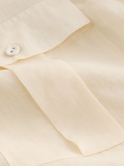 Cream - N.Premium Sheer Utility Long Sleeve Shirt - Bild 8 von 9