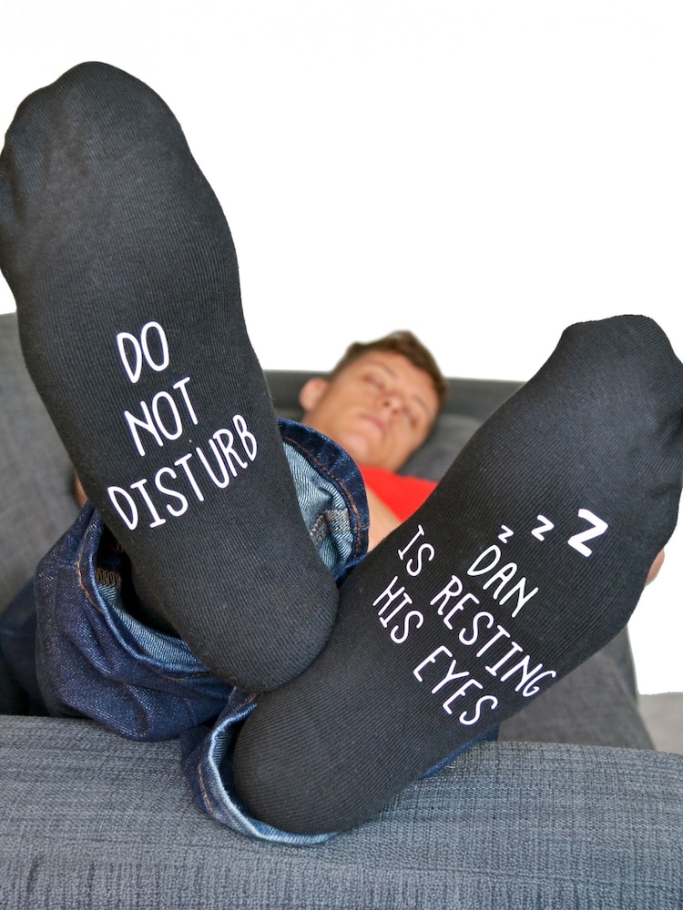 Solesmith Do Not Disturb Resting Eyes Socks - Image 1 of 3