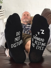Solesmith Do Not Disturb Resting Eyes Socks - Image 3 of 3