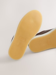 Tan Brown Lace-Up Smart Trainers - Image 5 of 5